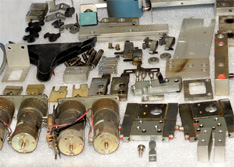 Cs-400E cut and clinch mechanism disassembled